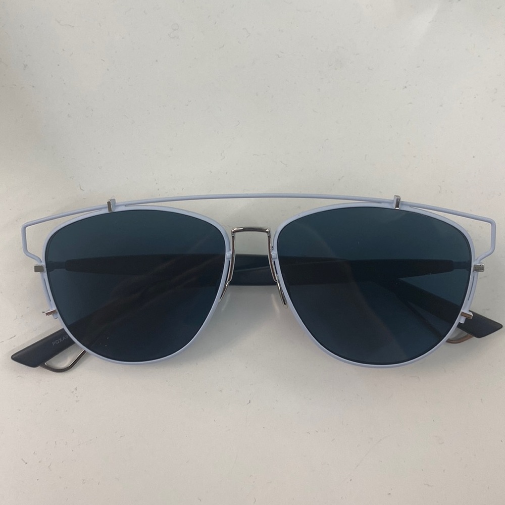 White Dior Technologic Sunglasses